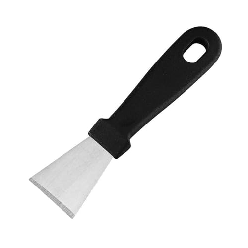 Mehrzweck-Küchenreinigungs-Spatel, Dampfschaufel, Eiskratzer, Kühlschrank, Eisbox, Frostschaufel, Ölrauch, Entfernung hartnäckiger Verschmutzungen, mittlere Größe, 23 g, Schwarz Mehrzweck-Küchenreinigungs-Spatel, Dampfschaufel, Eiskratzer, Kühlschrank, Eisbox, Frostschaufel, Ölrauch, Entfernung hartnäckiger Verschmutzungen, mittlere Größe, 23 g, Schwarz von WOHPNLE