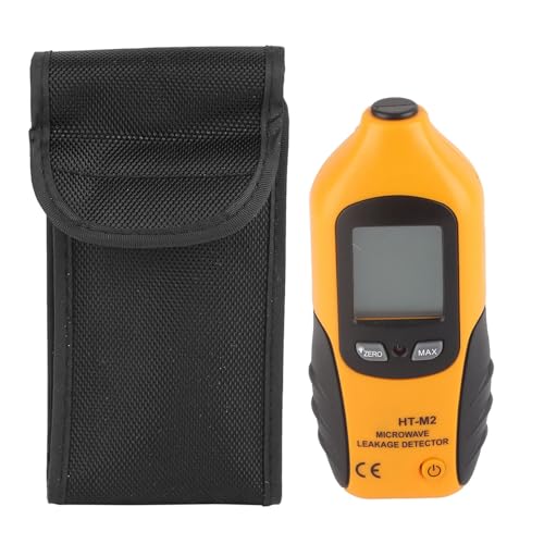 Mikrowellen-Tester, HT-M2 Digital LCD-Anzeigemikrowellen-Leckagedetektor mit Alarm und schwarzer Beutel Tragbarer Strahlungstester 2450 MHz Mikrowellen-Tester, HT-M2 Digital LCD-Anzeigemikrowellen-Leckagedetektor mit Alarm und schwarzer Beutel Tragbarer Strahlungstester 2450 MHz von WOHPNLE