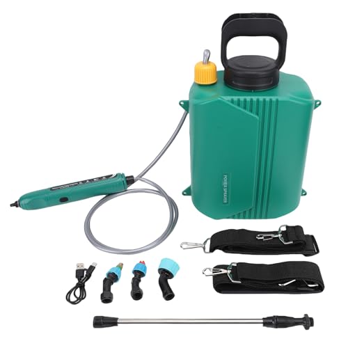 Rucksack -Sprühgerät, 6L Elektrisch -Batterie -Sprühgerät mit 3 Düsen einverstellbarer Verstellgurt für Pflanzen, Rasen und Reinigung im Freien Rucksack -Sprühgerät, 6L Elektrisch -Batterie -Sprühgerät mit 3 Düsen einverstellbarer Verstellgurt für Pflanzen, Rasen und Reinigung im Freien von WOHPNLE