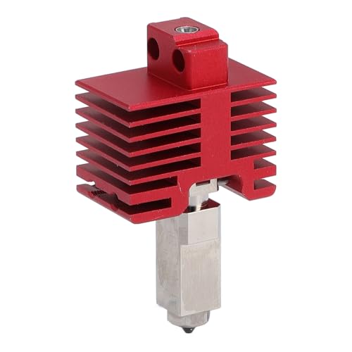 Schneller Swap gehärteter Stahldüse, CUCRZR -Heizblock Hotend -Kit für Labor P1P P1S 0,4 mm und 0,2 mm Düsen RA0.4 Polished Bohrung Breites Filamentkompatibilität von WOHPNLE