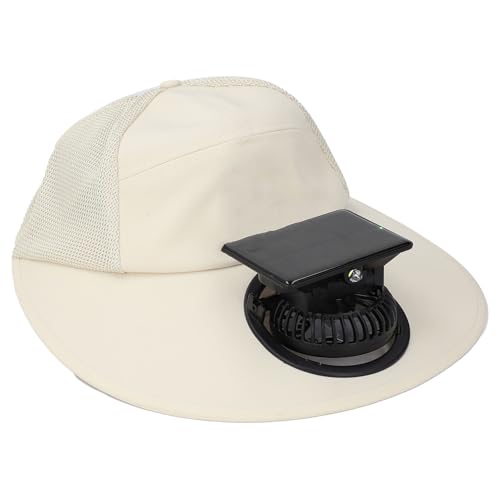 Solar Fan Hat, Wide Brimmed Solar Baseball Cap with Voice Control 3 Speed Rechargeable Fan Protection for Golfing Hiking Running Biking Solar Fan Hat, Wide Brimmed Solar Baseball Cap with Voice Control 3 Speed Rechargeable Fan Protection for Golfing Hiking Running Biking von WOHPNLE