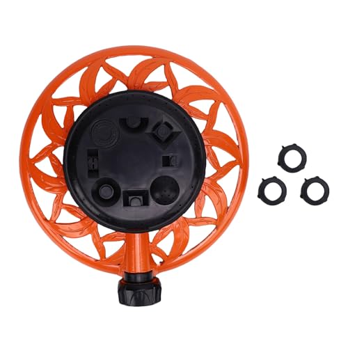 Sprinklers for Yard, Adjustable Lawn Sprinkler with Heavy Duty Metal Base 8 Pattern Garden Sprinkler for Watering Yard Lawn Garden (US) von WOHPNLE