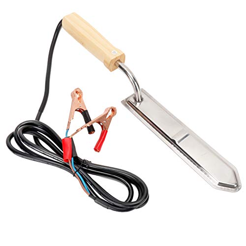 Stainless Steel Beekeeping Tool for Honey Cutting, Electric Honey Uncapping Knife with Wooden Handle Fast Heating Honey Scraper for Beekeeping Farms von WOHPNLE