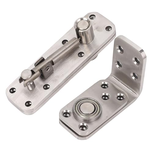 Stainless Steel Hidden Door Hinge for Cabinet Door Hinge Bookcase Heavy Duty 180 Degree Concealed Pivot Hinge 600Lbs Load Capacity Adjustable Extension Silent Rotating Hinge Stainless Steel Hidden Door Hinge for Cabinet Door Hinge Bookcase Heavy Duty 180 Degree Concealed Pivot Hinge 600Lbs Load Capacity Adjustable Extension Silent Rotating Hinge von WOHPNLE