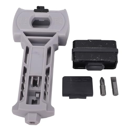 Türverriegelungswerkzeug mit quadratischen und runden Klingen, einstellbare Bewertungsmeißel -Latch -Installationstool Kunststoff Latch -Tool für 1-3/8 bis 1-3/4 -Zoll Türverriegelungswerkzeug mit quadratischen und runden Klingen, einstellbare Bewertungsmeißel -Latch -Installationstool Kunststoff Latch -Tool für 1-3/8 bis 1-3/4 -Zoll von WOHPNLE