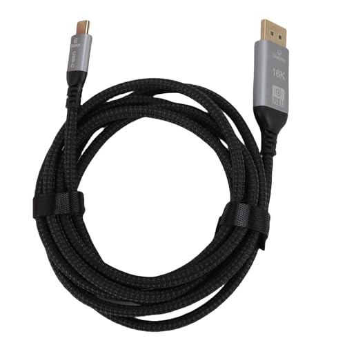 USB C -zu -DisplayPort -Kabel, Anzeigeanschluss für USB C 2m Unterstützung 16K 60 Hz 8K 120Hz 4K 240Hz 40 Gbit/s Unidirektional Typ C an DisplayPort 2.1 Kabel USB C -zu -DisplayPort -Kabel, Anzeigeanschluss für USB C 2m Unterstützung 16K 60 Hz 8K 120Hz 4K 240Hz 40 Gbit/s Unidirektional Typ C an DisplayPort 2.1 Kabel von WOHPNLE