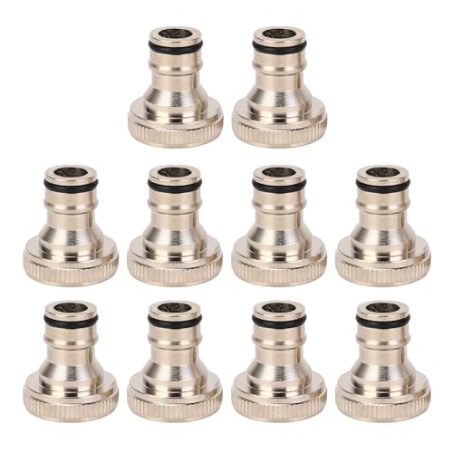 WOHPNLE 10pcs Spülmaschine Wasserhahn -Adapter -Kit, messingverzinkte tragbare Geschirrspüler -Snap -Adapter für Home Dorm Hotel von WOHPNLE