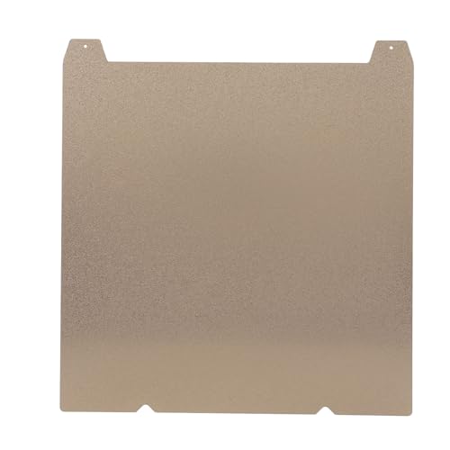 WOHPNLE 3D -Drucker heißer Bettplatte, 235 x 235 mm Gold Dual -Side -PEI -Federstahlblatt mit strukturiertem Pulver für Ender 3 V3/Ke/SE K1/K1C von WOHPNLE