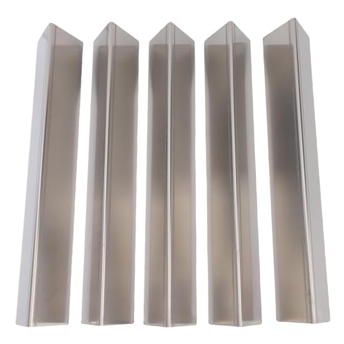 WOHPNLE 5pcs Grill Wärmeplatte Austausch, 15,3 x 2,6 x 2,2 Zoll Edelstahl Grill - -Stange für Weber Spirit E310 S310 Gasgrillteile von WOHPNLE