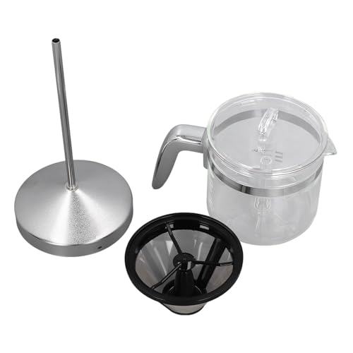 WOHPNLE Coffee Maker Parts for TM5 TM6, Stainless Steel Filter Funnel and Anti Heat Glass Coffee Cup for Brewing Coffee in Food Processor Work Bowl WOHPNLE Coffee Maker Parts for TM5 TM6, Stainless Steel Filter Funnel and Anti Heat Glass Coffee Cup for Brewing Coffee in Food Processor Work Bowl von WOHPNLE