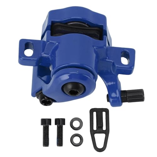 WOHPNLE Electric Scooter Bremssattel, 60 -mm -Aluminium -Legierungsscheibenbremse Ersatz für mechanische Bremscontainer für MI4 Pro Scooter vorne/hinten Upgrade (Black) (Blue) von WOHPNLE