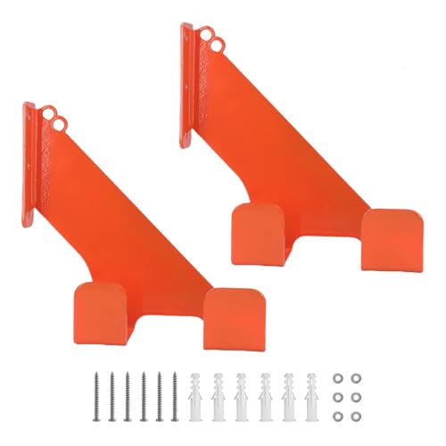 WOHPNLE Kettensägenbügel 2 -Packung, 3 in 1 schwere Wandhalterstange mit Haken für Garage Stahlstahlkonstruktion hält bis zu 150 lbs WOHPNLE Kettensägenbügel 2 -Packung, 3 in 1 schwere Wandhalterstange mit Haken für Garage Stahlstahlkonstruktion hält bis zu 150 lbs von WOHPNLE