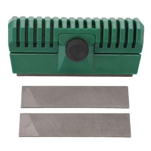 WOHPNLE Premium Solid Guide Bar Rail Dressers Datei Reparaturwerkzeug, tragbares Stahlkettensägen -Stangen -Dressing -Werkzeug mit ABS -Handle für Kettensägenbenutzer von WOHPNLE