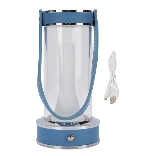 WOHPNLE Schnurlose Tischlampe, schrittlose, dimmbare Tischlampe mit Touch Control 3 Farbmodi wiederaufladbares tragbares Licht für Schlafzimmercamping von WOHPNLE