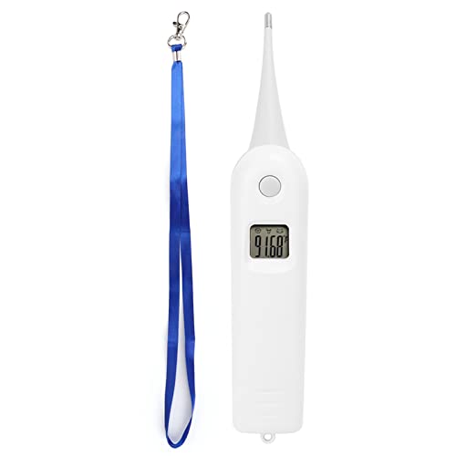 WOHPNLE Veterinary Thermometer for Livestock, Digital Temperature Tester with LCD Screen and Metal Probe Electronic Thermometer for Pigs Cattle Sheep von WOHPNLE