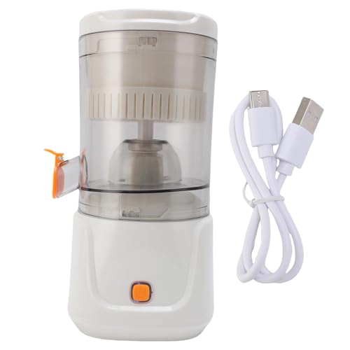 Wohpnle Electric Citrus Juicer, 45W wiederaufladbarer Entsafterautomat Automatisch orange Limettenzitronen -Grapefruit Squeezer leicht zu reinigen tragbare Entsafter von WOHPNLE