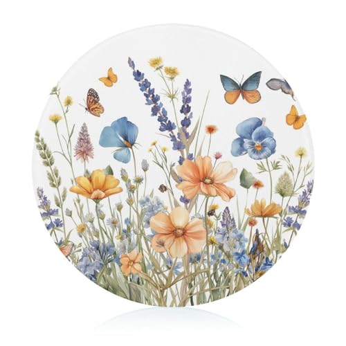 Schneidebretter Für Die Küche Schneidebrettmatte Für Fleisch Und Gemüse Aquarell Blumen Und Schmetterlinge Schneidebretter Für Die Küche Schneidebrettmatte Für Fleisch Und Gemüse Aquarell Blumen Und Schmetterlinge von WOJFASSS