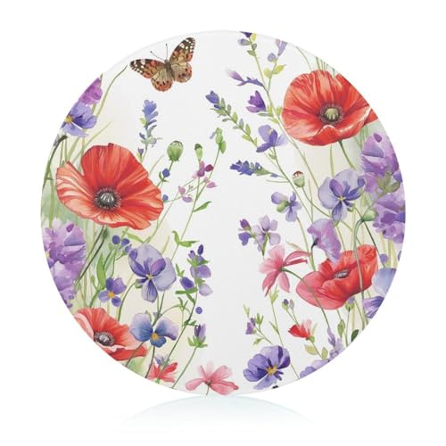Schneidebretter Für Die Küche Schneidebrettmatte Für Fleisch Und Gemüse Aquarell-Mohn-Blüten-Und-Schmetterling Aquarell Mohnblumen- Und Schmetterlingsmuster Schneidebretter Für Die Küche Schneidebrettmatte Für Fleisch Und Gemüse Aquarell-Mohn-Blüten-Und-Schmetterling Aquarell Mohnblumen- Und Schmetterlingsmuster von WOJFASSS