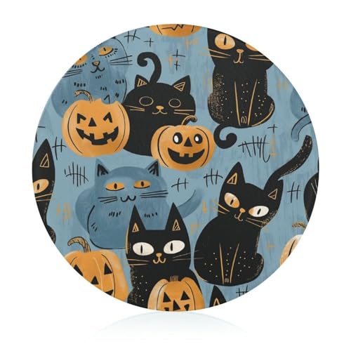 Schneidebretter Für Die Küche Schneidebrettmatte Für Fleisch Und Gemüse Halloween Katze Kürbisse Muster Schneidebretter Für Die Küche Schneidebrettmatte Für Fleisch Und Gemüse Halloween Katze Kürbisse Muster von WOJFASSS