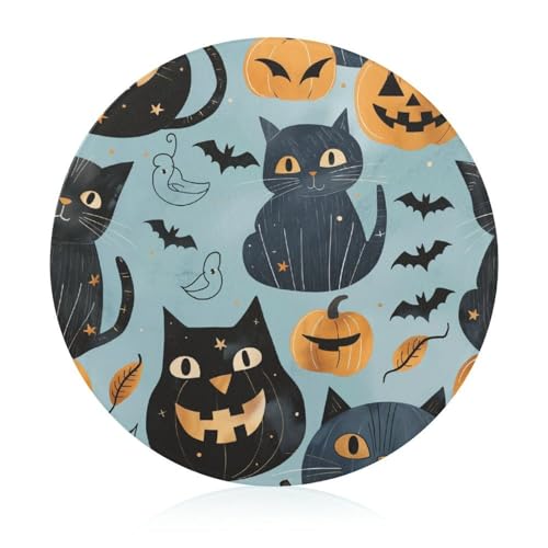Schneidebretter Für Die Küche Schneidebrettmatte Für Fleisch Und Gemüse Halloween Katze Kürbisse Muster Schneidebretter Für Die Küche Schneidebrettmatte Für Fleisch Und Gemüse Halloween Katze Kürbisse Muster von WOJFASSS