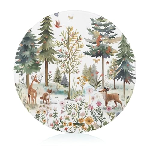 Schneidebretter Für Die Küche Schneidebrettmatte Für Fleisch Und Gemüse Hirsche Waldlandschaft Schneidebretter Für Die Küche Schneidebrettmatte Für Fleisch Und Gemüse Hirsche Waldlandschaft von WOJFASSS