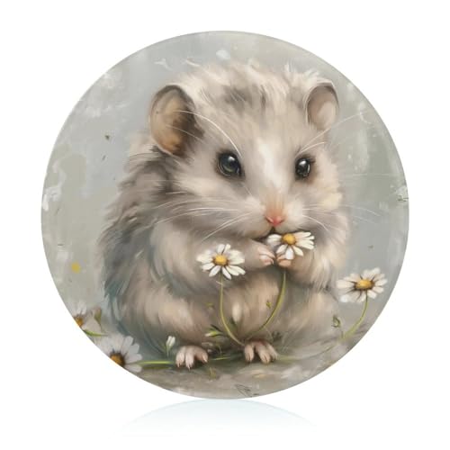 Schneidebretter Für Die Küche Schneidebrettmatte Für Fleisch Und Gemüse Niedlicher Hamster Hält Gänseblümchen Schneidebretter Für Die Küche Schneidebrettmatte Für Fleisch Und Gemüse Niedlicher Hamster Hält Gänseblümchen von WOJFASSS