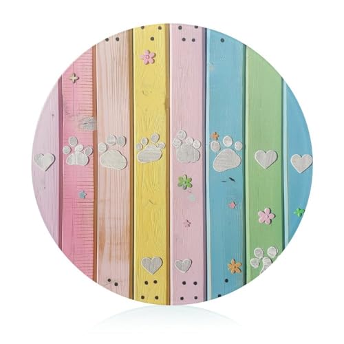 Schneidebretter Für Die Küche Schneidebrettmatte Für Fleisch Und Gemüse Regenbogenfarben Holz Hunde Pfoten Herzen Muster Schneidebretter Für Die Küche Schneidebrettmatte Für Fleisch Und Gemüse Regenbogenfarben Holz Hunde Pfoten Herzen Muster von WOJFASSS