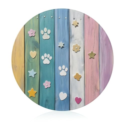 Schneidebretter Für Die Küche Schneidebrettmatte Für Fleisch Und Gemüse Regenbogenfarben Holz Hunde Pfoten Herzen Muster Schneidebretter Für Die Küche Schneidebrettmatte Für Fleisch Und Gemüse Regenbogenfarben Holz Hunde Pfoten Herzen Muster von WOJFASSS