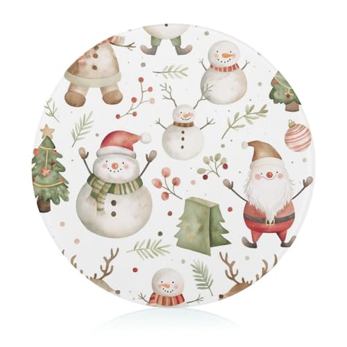 Schneidebretter Für Die Küche Schneidebrettmatte Für Fleisch Und Gemüse Weihnachten Niedlicher Schneemann Muster von WOJFASSS