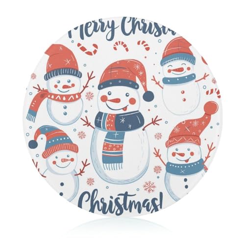 Schneidebretter Für Die Küche Schneidebrettmatte Für Fleisch Und Gemüse Weihnachten Schneemann Muster Cute von WOJFASSS