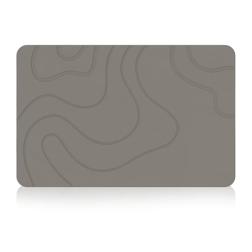 WOKICOR Badematte Rutschfester Badteppich Duschvorleger Saugstarker Badezimmerteppich 40x60cm,Schnelltrocknend Badvorleger Waschbar Badezimmer Teppich Duschteppich von WOKICOR