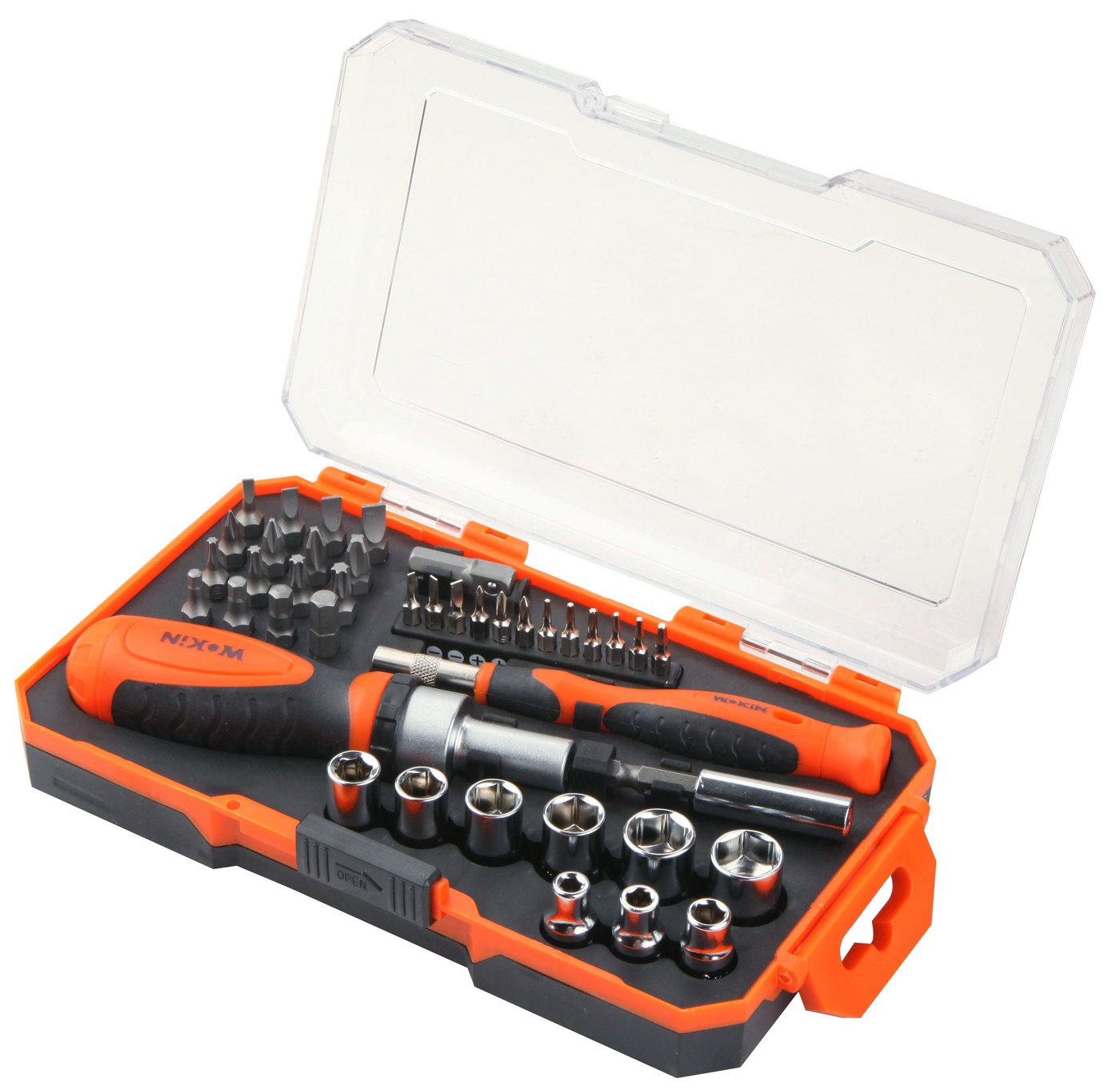 WOKIN Schraubendreher Set 42-tlg Schraubenzieher Bits Ratschenschraubendreher, (42 St) von WOKIN