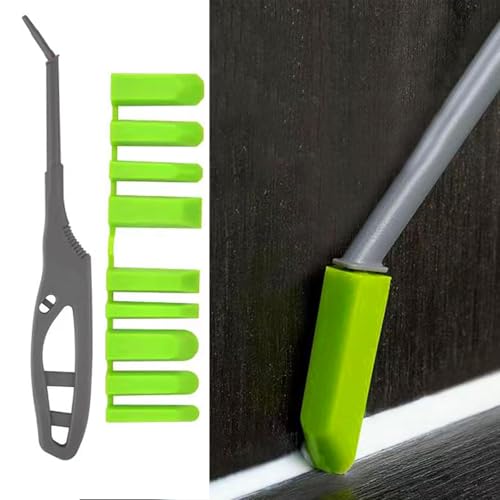 Silikon-Nahtwerkzeuge, Dichtmittel-Dichtungswerkzeug-Set, Fugenapplikator, Finishing Glättungsset mit 9 schmalen Spitzen für kleine engere Räume von WOLAIYE