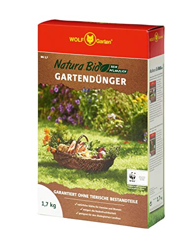 WOLF Garten - Biodünger, Natura Bio - NG 1,7 Gartendünger für 25 m², 3852705 von WOLF Garten