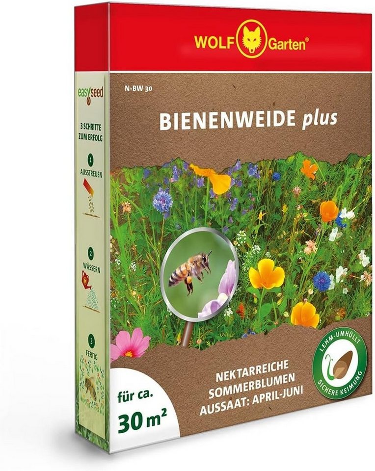 WOLF-Garten Blumendünger Saatgut-Mischung "Bienenweide Plus" N-BW 30 für ca. 30m², 1-St. von WOLF-Garten