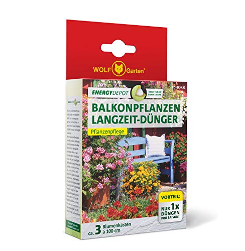 WOLF Garten - Energy Depot Balkon-Langzeitdünger ED-BK 0,32 (für ca. 3 Blumenkästen/Jahr); 3876003 von WOLF-Garten