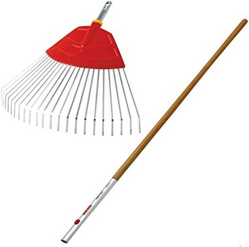 WOLF-Garten Fächerbesen Set Fächerbesen mit Holz-Stiel UF-M/ZM 140, 145 x 19 x 46 cm, (1-tlg) von WOLF-Garten