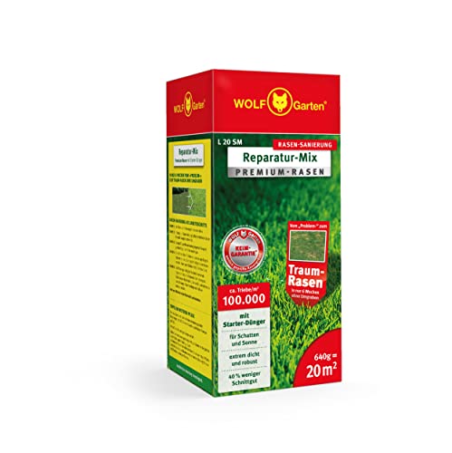 Wolf-Garten - L 20 SM Mix Premium-Rasen MIT STARTERDÜNGER; 3810008 von WOLF Garten