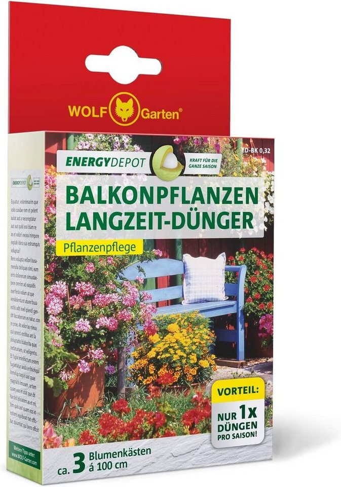WOLF-Garten Langzeitdünger Energy Depot Balkon-Langzeitdünger ED-BK 0,32, 1-St. von WOLF-Garten