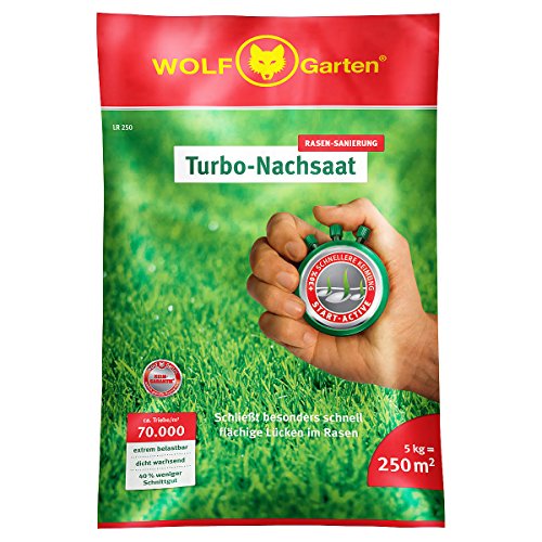 WOLF-Garten Nachsaat-Rasen für 250qm - LR250 neu von WOLF Garten