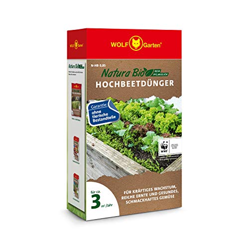 WOLF-Garten - "Natura Bio" Hochbeetdünger N-HB 0,85 für ca. 7 m²/Jahr; 3857005 von WOLF Garten