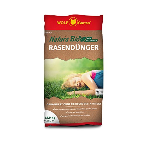 WOLF Garten - Natura Bio - Rasendünger - NR 18,9 für 280 m²,3734748 von WOLF Garten