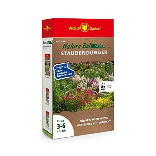 WOLF Garten - "Natura Bio" Staudendünger N-ST 0,85 für ca. 3-6 m²/Jahr; 3858005 von WOLF-Garten