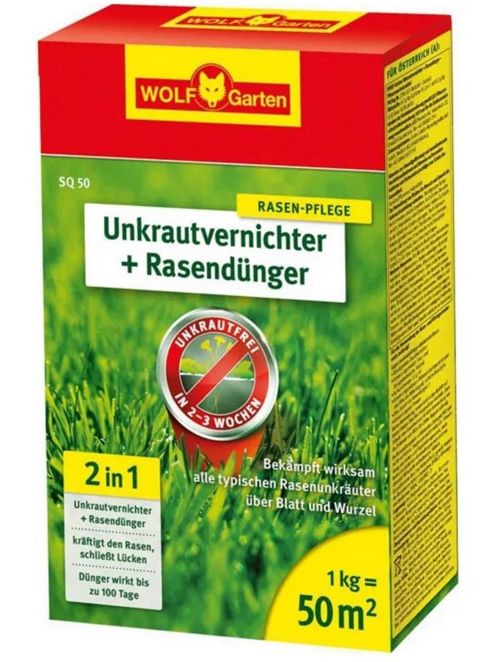 WOLF-Garten Pflanzendünger SQ50 Unkrautvernichter und Rasendünger SQ 50 1kg von WOLF-Garten