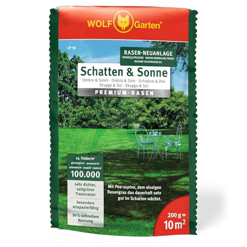WOLF Garten WOLF-Garten - Premium-Rasen »Schatten & Sonne« LP 10; 3820010, rot/gelb von WOLF Garten