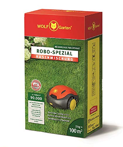 WOLF Garten WOLF Garten WOLF-Garten - Saatgut, RO-SA 100 Robo-Spezial Rasenmischung für 100 m², 3827045, beige WOLF Garten WOLF Garten WOLF-Garten - Saatgut, RO-SA 100 Robo-Spezial Rasenmischung für 100 m², 3827045, beige von Wolf-Garten