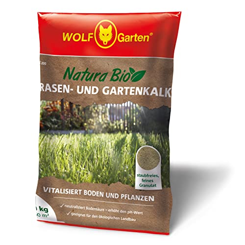WOLF Garten - Saatgut, WOLF-Garten - - RG-K 200 Natura Bio - Rasen- und Gartenkalk für 200 m² von WOLF Garten