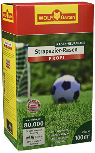 WOLF Garten WOLF-Garten - Strapazier-Rasen LJ 100; 3821040, Rot von WOLF Garten