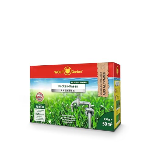 WOLF Garten WOLF-Garten - Trocken-Rasen Premium L-TP 50 m², rot von WOLF Garten