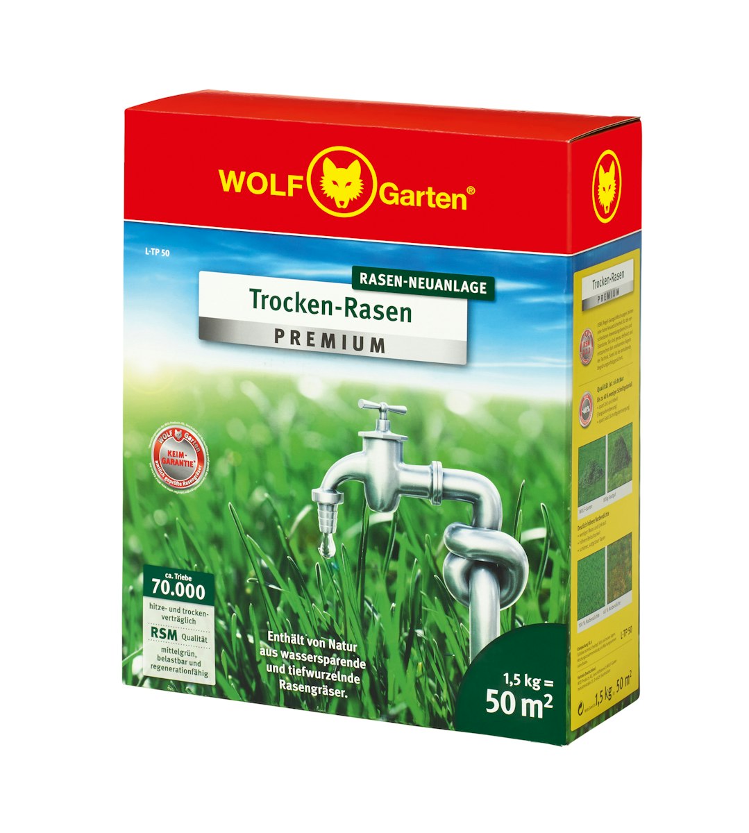 WOLF-Garten - Trocken-Rasen Premium L-TP 50 von WOLF-Garten